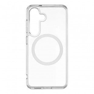 Чехол-накладка uBear Real Mag Case для смартфона Samsung Galaxy S25 Crystal Clear