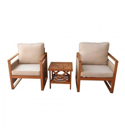 Набор садовой мебели National Tree Company TP2116.0.1 3 предмета Brown