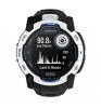 Умные часы Garmin Instinct 3 50mm Solar Whitestone Black/Bolt Blue
