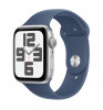Умные часы Apple Watch SE (2024) 44mm Aluminum Case with Sport Band M/L Silver/Denim