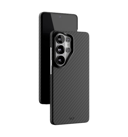 Чехол-накладка VLP Kevlar Сase MagSafe для Samsung S26 Ultra Black
