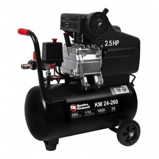 Компрессор поршневой Quattro Elementi KM 24-260 Black