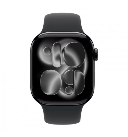 Умные часы Apple Watch Series 11 42mm Aluminum Case with Sport Band S/M  Jet Black