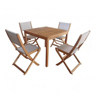 Набор садовой мебели Thinh Phu TP4098 5 предметов Brown/Gray