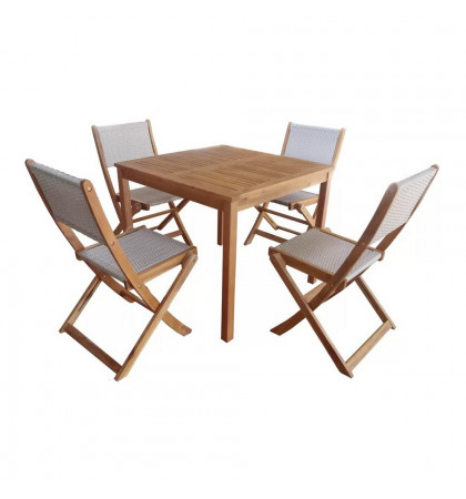 Набор садовой мебели Thinh Phu TP4098 5 предметов Brown/Gray