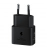 Сетевое зарядное устройство Samsung 25W 3A (PD) USB Type-C Black