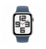 Умные часы Apple Watch SE (2024) 44mm Aluminum Case with Sport Band S/M Silver/Denim