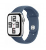 Умные часы Apple Watch SE (2024) 44mm Aluminum Case with Sport Band S/M Silver/Denim