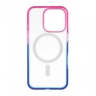Чехол-накладка uBear Fusion Mag Case для смартфона Apple iPhone 16 Pro Blue/Pink