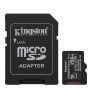 Карта памяти microSDXC 256GB Kingston SDCS3/256GB Canvas Select Plus V10 A1 + adap