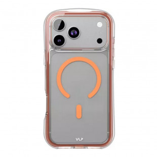 Чехол-накладка VLP Bubble Case with MagSafe для смартфона Apple iPhone 17 Pro Max Orange