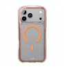 Чехол-накладка VLP Bubble Case with MagSafe для смартфона Apple iPhone 17 Pro Max Orange