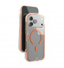 Чехол-накладка VLP Bubble Case with MagSafe для смартфона Apple iPhone 17 Pro Max Orange