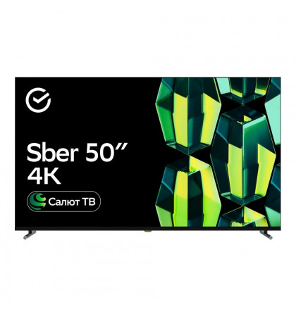 50" Телевизор Sber SDX-50U4124 Black