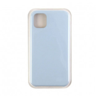 Накладка Soft Touch (iPhone 11) Голубая