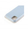 Накладка Soft Touch (iPhone 11) Голубая
