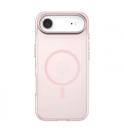 Чехол-накладка Comma Joy Elegant Magnetic Anti-Shock Case(Built-In Touch) для iPhone 17 Air Pink Gold