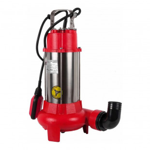 Дренажный садовый насос Quattro Elementi Sewage 1100F Ci-Cut Red/Silver
