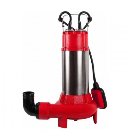 Дренажный садовый насос Quattro Elementi Sewage 1100F Ci-Cut Red/Silver