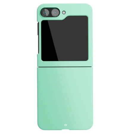 Чехол-накладка VLP Flex Сase для смартфона Samsung Galaxy Z Flip 6 Mint Green