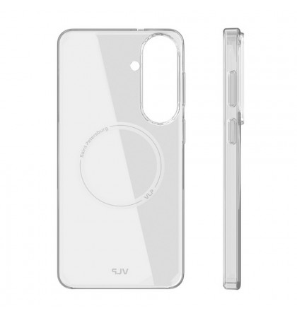 Чехол-накладка VLP Puro Case with MagSafe для смартфона Samsung Galaxy S26 Plus Transparent