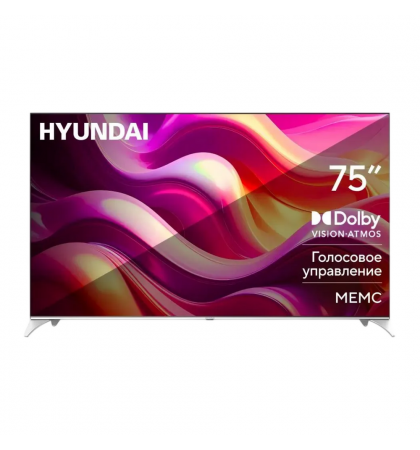75" Телевизор Hyundai H-LED75QBU7500 Silver/Black