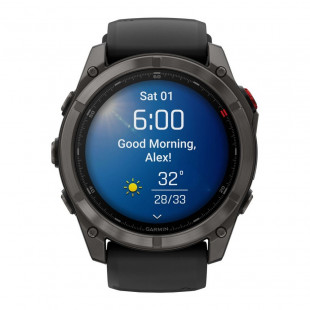 Умные часы Garmin Fenix 8 Pro 51mm Amoled Sapphire Carbon Gray/Pebble Gray
