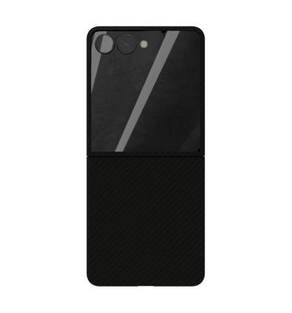 Чехол-накладка VLP Kevlar Сase MagSafe для Samsung Galaxy Z Flip 8 Black
