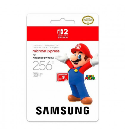 Карта памяти microSDXC Express Samsung For Nintendo Switch 2 NSW2SSDE256G 256Gb