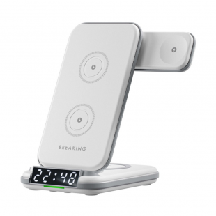 Беспроводное зарядное устройство Breaking 4in1 20W DS07 White