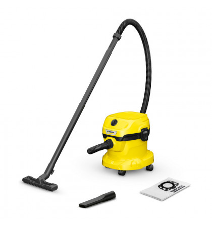 Строительный пылесос Karcher WD 2 Plus V-12/4/18 Yellow