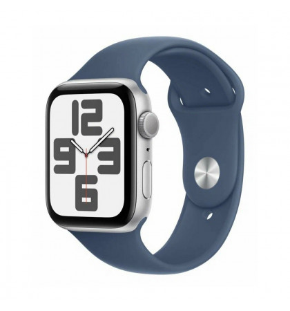 Умные часы Apple Watch SE (2024) 40mm Aluminum Case with Sport Band M/L Silver/Denim
