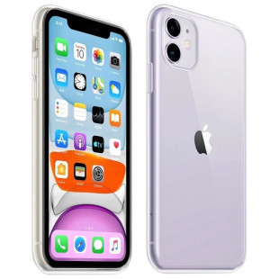 Накладка силиконовая плотная 1 mm (iPhone 11) Прозрачная