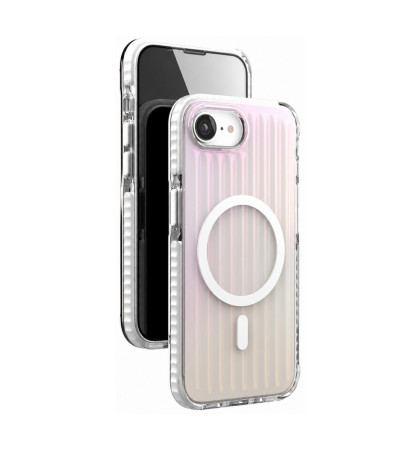 Чехол-накладка VLP Pulse Case с MagSafe для iPhone 16E/17E Pearl