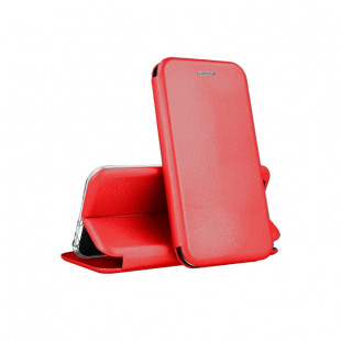 Книжка боковая основа силиконовая (Xiaomi Redmi 9C) Красная