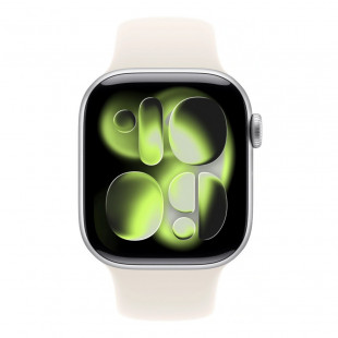 Умные часы Apple Watch Series 11 42mm Aluminum Case with Sport Band S/M Silver/Starlight