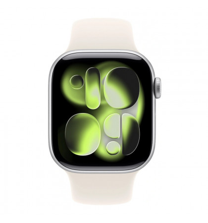 Умные часы Apple Watch Series 11 42mm Aluminum Case with Sport Band S/M Silver/Starlight