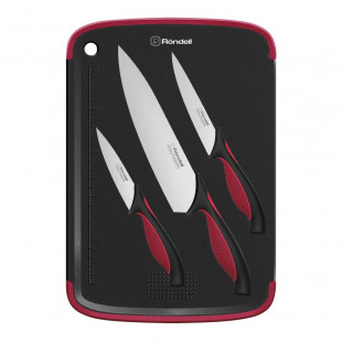 Набор кухонных ножей Rondell Arsenale RD-1891 Black/Red