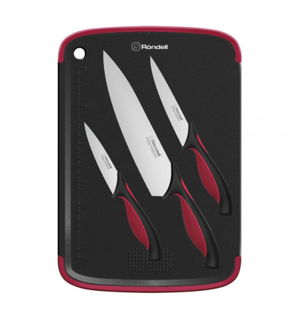 Набор кухонных ножей Rondell Arsenale RD-1891 Black/Red