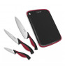 Набор кухонных ножей Rondell Arsenale RD-1891 Black/Red