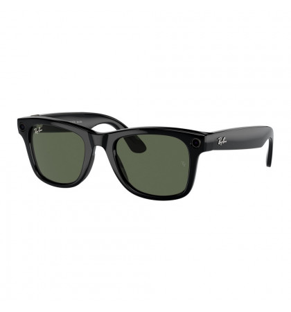 Умные очки Ray-Ban Meta Wayfarer RW4008 Shiny Black/G15 Green