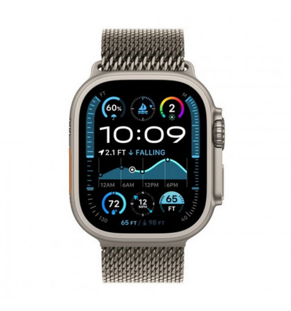 Умные часы Apple Watch Ultra 2 (2024) 49mm Titanium Case with Titanium Milanese Loop L Natural