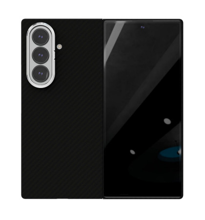 Чехол-накладка VLP Kevlar Сase MagSafe для Samsung Galaxy Z Fold 8 Ultra Black