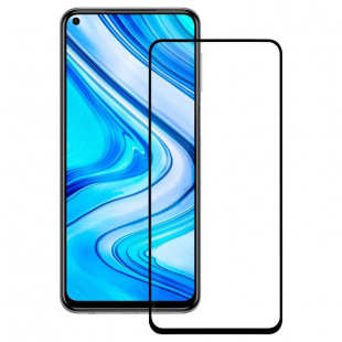 Защитное стекло 3D FullGlue (Xiaomi Redmi Note 9) Black