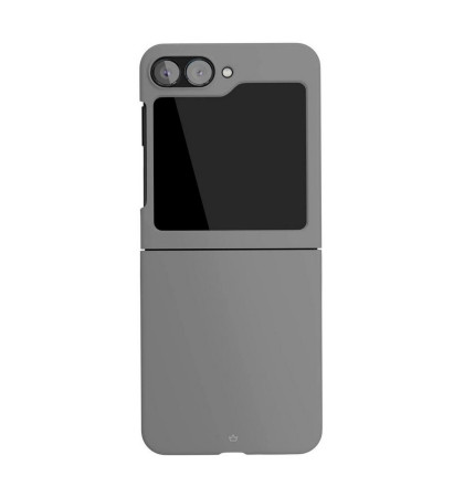 Чехол-накладка VLP Flex Сase для смартфона Samsung Galaxy Z Flip 6 Grey