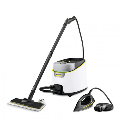 Пароочиститель напольный Karcher SC 4 Deluxe Iron EasyFix White