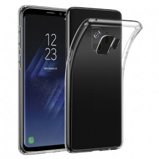 Накладка силиконовая ультратонкая (Galaxy S9) Прозрачная