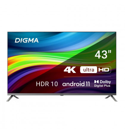 43" Телевизор Digma DM-LED43UBB41 Silver