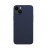 Чехол-накладка VLP Silicone Case with MagSafe для смартфона Apple iPhone 14 Dark Blue