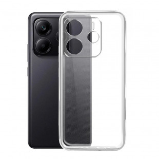 Чехол-накладка Borasco Silicone Case для смартфона Xiaomi Redmi Note 14 4G Clear